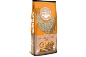 Copdock Mill Range Layers Mash 20kg – Chicken Food Suitable for Laying Poultry, Ducks, Geese, Bantams – 17% Protein – Vitamins A and E
