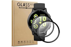 AOKUMA Garmi Vivoactive 5 ochraniacz ekranu [szkło niehartowane], folia ochronna premium 3D z zakrzywionymi krawędziami, pełna osłona ekranu krawędź na krawędzi, odporna na zarysowania, niełamliwa