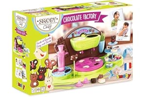 Smoby Chef - Chocolate Factory - Atelier Chocolat + Livre de Recettes - Atelier de Cuisine Enfant - Nombreux Accessoires - Dès 5 Ans - 312102 Multicolore