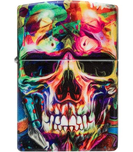 Zippo Sturmfeuerzeug 'Lava Flow' In 540° Tumbled Brass – Windfest, Nachfüllbar, Made In USA, Mit Geschenkbox