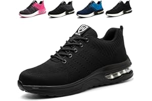 Scarpe Antinfortunistiche Uomo Donna Con Punta In Acciaio - Leggere, Traspiranti, Antiscivolo, Per Cantieri - Foto 6