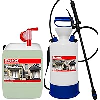 Brestol Algenentferner Pilzentferner Flechtenentferner 5 L Konzentrat Kanister + Auslaufhahn 51 mm + 6 Liter…