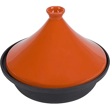 Marokkaanse authentieke aardewerk tajine 35 cm Kruiden en