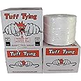 Polypropylene Twine (3 ply - 2800 feet) Tuff Tying Polypro Twine Industrial-Grade - SGT KNOTS - UV, Moisture, Chemical Protection - Commercial Bundling & Packaging - Center-Pull Box Dispenser (White)
