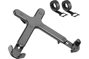 WORLDLIFT VESA Compatibile Vassoio Portatile per Laptop con Costruzione in Acciaio e Plastica, Supporta Laptop da 11-17 Pollici fino a 4kg, Adatto per VESA 75x75 e 100x100 mm