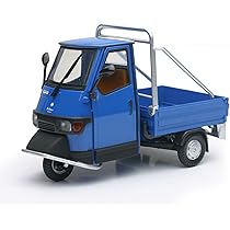 Modellino Piaggio Ape 50 Siku - Rosso, In Metallo/Plastica, Con Gancio Traino, 6.4 Cm - Foto 8