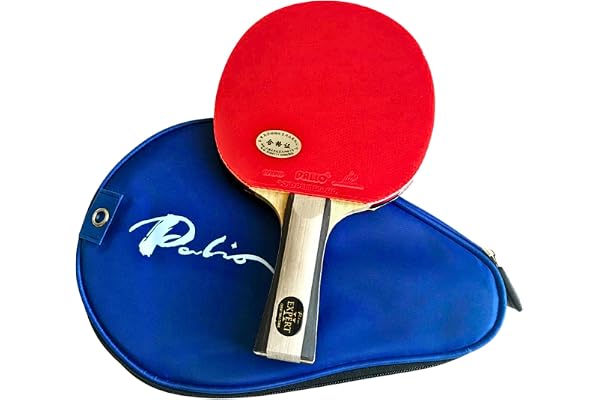 Palio Expert 2.0 Raquette de Tennis de Table et étui | Raquettes de ping-Pong Haute Performance approuvées par l'ITTF pour débutants | Rotation et contrôle maximaux