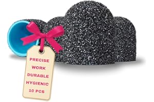 LALILL Cappucci Abrasivi LUX Grafite 13 mm – Grana 80 – 10 pezzi – Capuchoni in Grafite per Fresa Unghie - Manicure, Pedicure, Podologia - Calli, Durezza, Cura Piedi