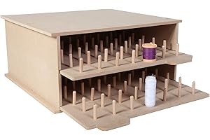 LaserSmith Thread Spool Bobbin Storage Holder - Holds Up to 98 Reels of thread