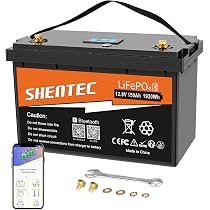 Batterie LiFePO4 12V 150Ah - 1920Wh - BMS 100A - 5000+ Cycles - Pour Camping-car, Solaire, Bateau, Hors-réseau - 10
