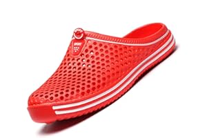 ReverseClock Women Garden Clogs Shoes Unisex Mesh Breathable Slippers Lightweight Summer Beach Sandals Walking Shoes