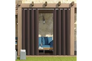 HUAXIQUE Tende a pannello tenda da esterno tende da esterno Tende per Gazebo Esterno supporto personalizzato di diverse dimensioni B117XH183cm Colore cioccolato