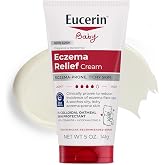 Eucerin Bebek Egzama R&ouml;lyef V&uuml;cut Kremi, Steroid ve Koku &Uuml;cretsiz 3+ Ay, 5 oz. T&uuml;p