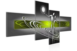 Runa Art Cuadro XXL Abstracto Figuras 200 x 100 cm Impresión de arte in Lienzo no Tejido para Sala Dormitorio 301241c