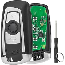 BMW Key Fob Shell Replacement – 3/4 Button Case For CAS4 Series E90, F30, X5 & More (Color B 4BT) - View #3