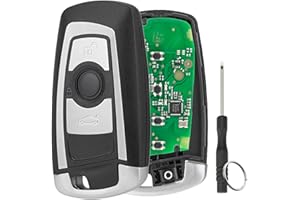 GZXNKEY 868MHz 3 Buttons For BMW 1 2 3 4 X3 X4 series F20 F21 F22 F23 F30 F31 F34 F32 F33 F25 F26 CAS4+FEM Smart Remote key Fob with Screwdriver Key Ring