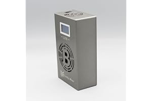 PHLEPS Bitcoin Solo Miner Lucky Miner V6 Hashrate 500G con chip BM1366 Asic BTC Máquina de minería Solo con fuente de alimentación