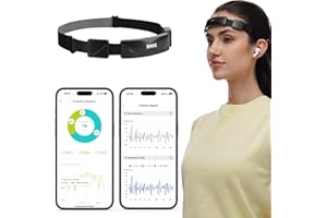 SereniBrain Meditations-Headband – EEG-Neurofeedback-Gerät mit Echtzeit-Audio- & Visuellem Feedback für Meditationstraining | Erfasst Alpha-, Beta-, Gamma-, Theta-, Delta- & SMR-Hirnwellen