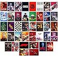 Formula 1 Mini Poster Set of 40 | F1 | Lewis Hamilton, Max Verstappen, Lando Norris, Carlos Sainz, Charles Leclerc | Double Tape Included