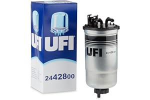 UFI Filters, Filtre Diesel 24.428.00, Filtre à Carburant de Remplacement, convient aux Voitures, Applicable sur Différents Modèles tels que Seat, Skoda et Volkswagen