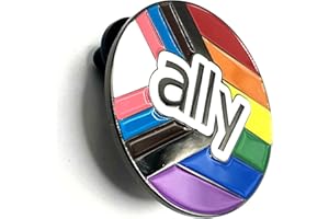 SNS COMPONENTS Ally Trans Gay Lesbian Community Pride LGBTQ+ LGBT Metalowa przypinka, Metal