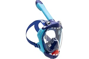 ‎CRESSI CRESSI Kiddy Kids Full Face Mask - CO2 Sicher - Speziell für Kinder entwickelte Vollmaske, beschlagfrei, Auslassventil und Dry Schnorchel