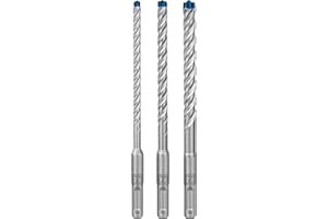 BOSCH ACCESSORIES Bosch 3x Zestawy wierteł udarowych EXPERT SDS plus-7X (do Miękki kamień, Twardy kamień, Ø 6-10 mm, Professional Akcesoria Wiertło do młota)
