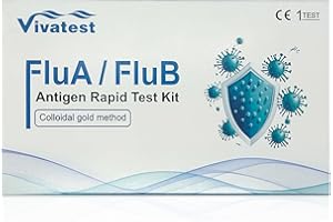 VIVA TEST Flu Test Kit Influenza A and B Test – One Step Easy to Read Influenza Test Kit – Highly Accurate Home Test with Instant Detection – Sensitivity Testing Kit for Men, Women Kids (2)