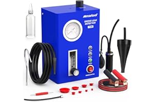 PLAYOCCAR Automobiler Rauchmaschinen, EVAP-Rauch-Durchlass-Detektor mit eingebauter Luftpumpe, Drucksensor für Rohrsysteme, Kraftstoff-Durchfluss, 12-Volt-Vakuum-Diagnose-Prüfgerät für alle Autos