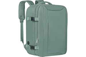 VMIKIV Bagage Cabine 45x36x20 pour Easyjet Sac à Dos Voyage Cabine Avion Femme 32L Bagage à Main sous Le Siège Imperméable pour Ordinateur Portable 15,6 Pouces