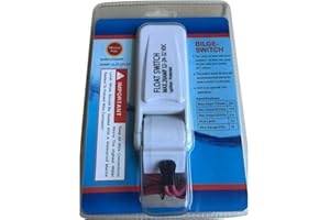 DASNTERED Float Switch, Automatic Boat Bilge Pump Float Switch, Portable 12V 24V 32V Controller Float Switch, On Off Electric Flow Sensor For Bilge Pump Water Level Marine Leakproof
