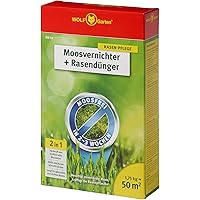 WOLF-Garten - Moosvernichter und Rasendünger - SW 50 - 1,75 kg für 50 m² - 3841010
