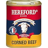 Hereford Corned Beef 200 g I gepökeltes Rindfleisch zerkleinert und in eigenem Saft gekocht I original Hereford Corned Beef I