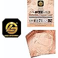Gold Leaf Company Copper, Sheets, 100 Sheets, 8 by 8.cm Gilding Foil -Size 3.14 * 3.35 inhches (Gold,Copper,Silver) (Copper)
