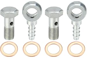 A ABSOPRO 8mm ID 6mm OD Bränsleanslutning Linje Adapterkontakt - 8 st