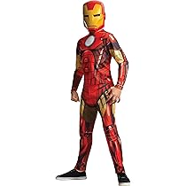 Rubie's Officieel Iron Man Kostuum Kind 7-8 Jaar - Avengers Verkleedkleding Met Masker