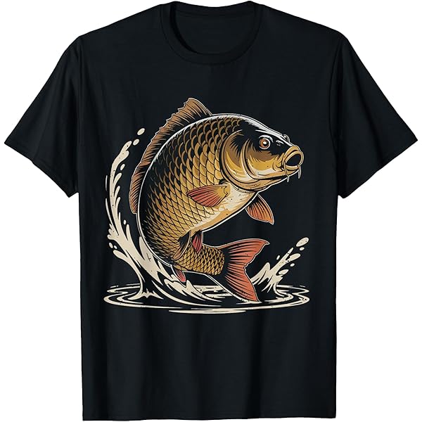 T-shirt Homme De Peche A La Carpe
