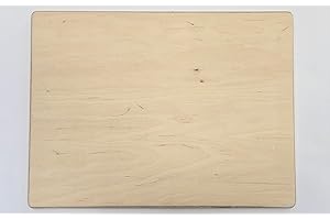 THE NATURAL WORKSHOP Artist Sketch Board for Watercolour Stretching – Wooden Drawing Board, Birch Plywood, Extra Edge for Tape A3 (+1" Edge) | Made in UK