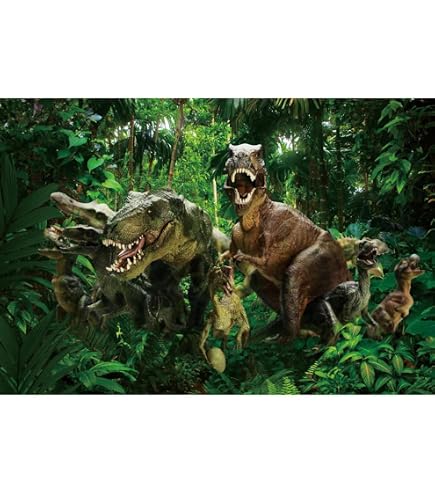 MEHOFOND 2,1x1,5 m Dinosauro selvaggio a tema Fotografia Sfondo Foresta Bambini Festa di Compleanno Decorazione Banner Sfondo Photoshoot Ritratto Photo Booth Props Forniture Torta Tavolo Carta