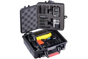 Smatree Custodia Impermeabile Galleggiante per Gopro Hero2018, Hero 13/12/11/10/9/8/7/6/5/4/3+/3/2/1,DJI OSMO Action