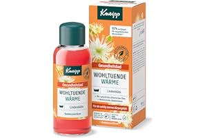 Kneipp Bagno sanitario Calore benefico – Olio da bagno con prezioso estratto di fiori di tiglio & oli essenziali naturali in arancia e legno di cedro – Benefico su corpo e mente – 100 ml