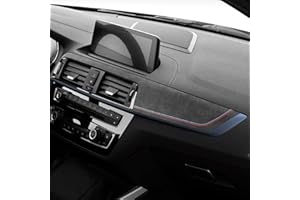 ‎BETTERHUMZ BETTERHUMZ Auto-Armaturenbrett-Abdeckung, kompatibel mit BMW F22 F20 F23 M235i M240i 228i 116i 218i 220i 118i 125i 225i 2012-2019 für Alcantara Mittelkonsole Aufkleber Innenzubehör (C, Normal)