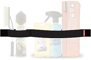 ‎TRUNKEXPERT TrunkExpert Auto-Klettverschluss-Streifen, 60x5x0,3 cm, Kofferraum-Organizer, zwei Fächer, flexibel, widerstandsfähig, schwarz, wasserdicht, zum Fixieren von transportierten Gegenständen