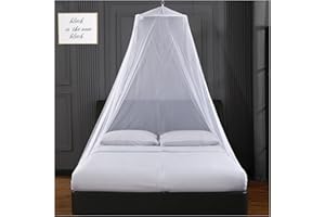 JLTXKST Moustiquaire de Lit, Grand Moustiquaire pour lit, Moustiquaire de lit en Forme de dôme, Moustiquaire Filet Baldaquin,Facile à Installer,Convient aux Lits d'enfant, Lits Simples, Lits Doubles
