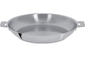 Cristel - P28Q- Poêle inox 28cm sans poignée amovible - Collection Mutine