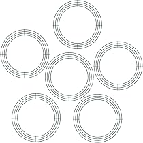 Sumind 2 Stück Drahtkranz Girlande Ringe – Grün, 20 Cm Durchmesser – Für Neujahr, Valentinstag, DIY Dekoration