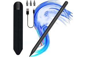 JVKZAEN iPad 11 & 10th Generation Stylus Pen, 14 Minutes Faster Charging Stylus Pen with Pen Holder, Palm Rejection, Tilt Sensitivity for iPad Air 11 and 13 inch (M3/M2), Pro 11 & 13