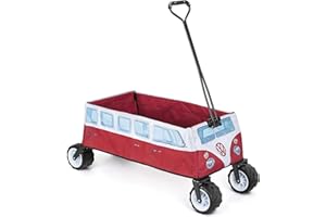 BRISA VW Collection - Volkswagen Bulli Bus T1 XXL składany wózek transportowy ręczny na drabinę All-Terrain (Samba Transporter Van)