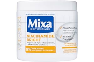 Mixa Niacinamide Bright Crème hydratante anti-taches tout usage Convient pour le visage, le corps et les mains 400 ml