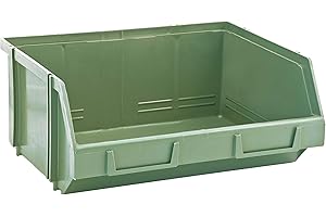 Contenitore sovrapponibile in PEHD Mobil Plastic Modello "3KB" - Verde